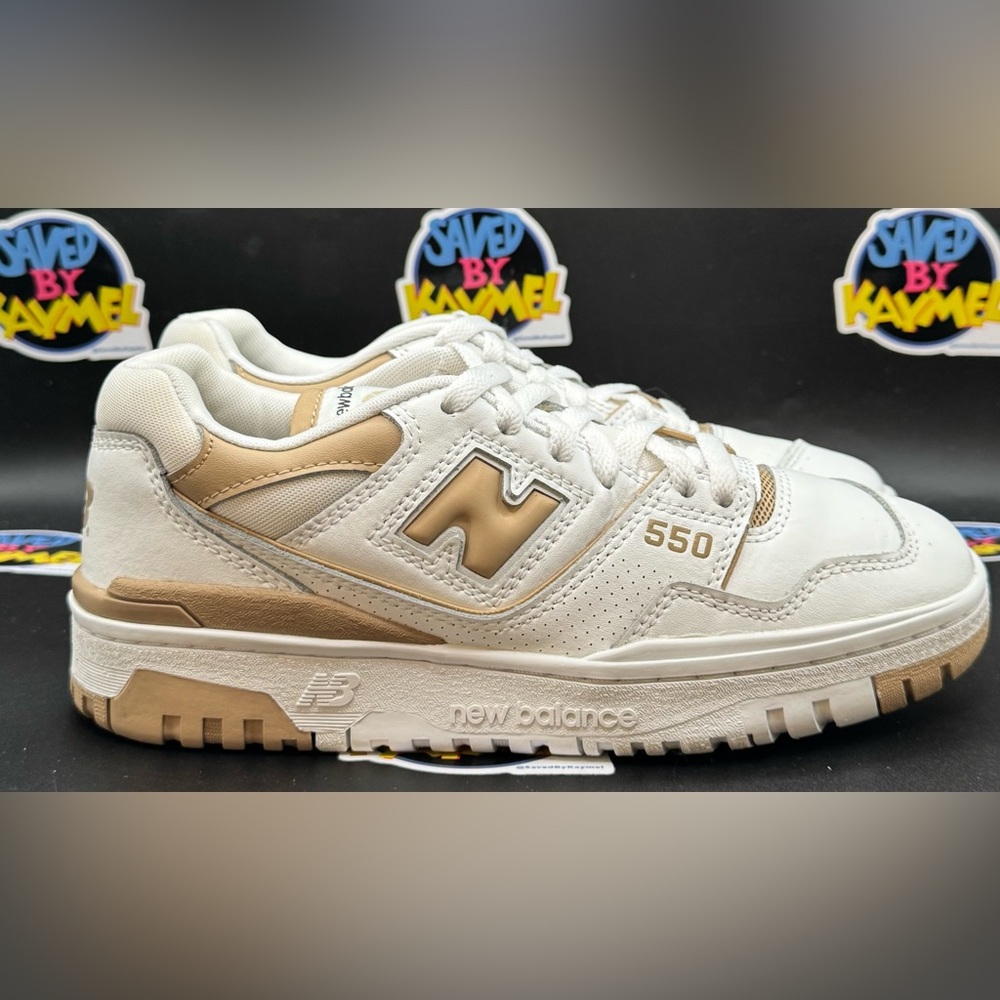 Size 7.5 - New Balance 550 White Incense Women